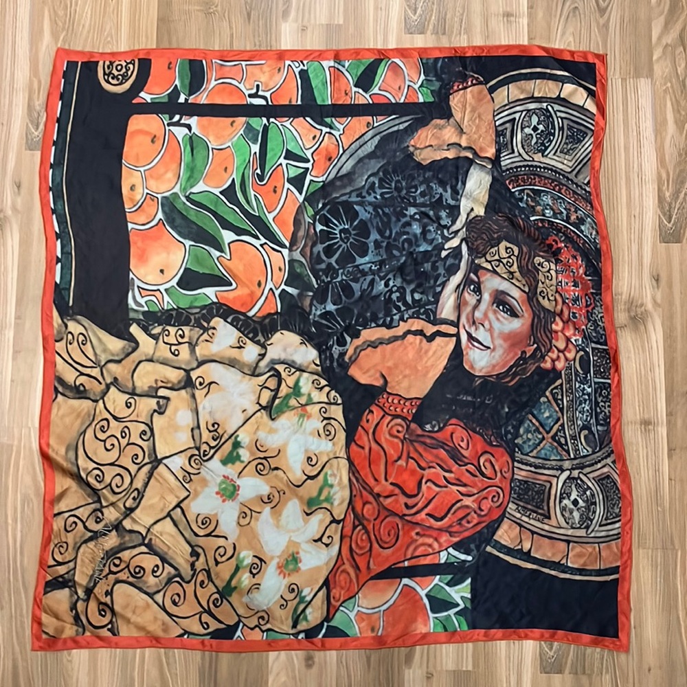 Almeriane silk scarf